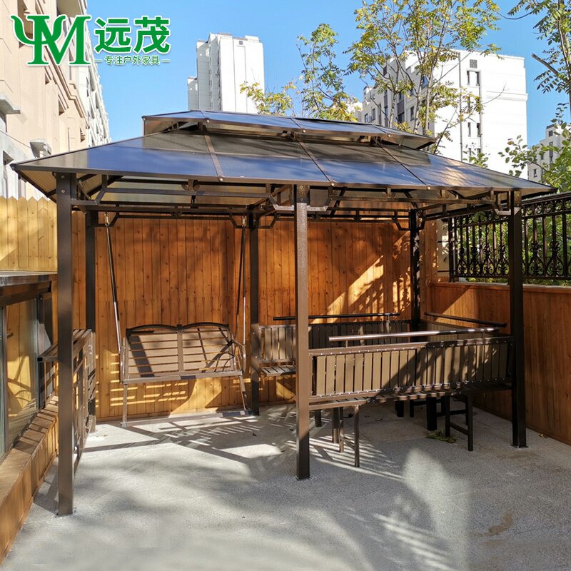 远茂遮雨棚户外庭院别墅室外遮阳棚凉亭院子罗马天台篷布阳光雨棚