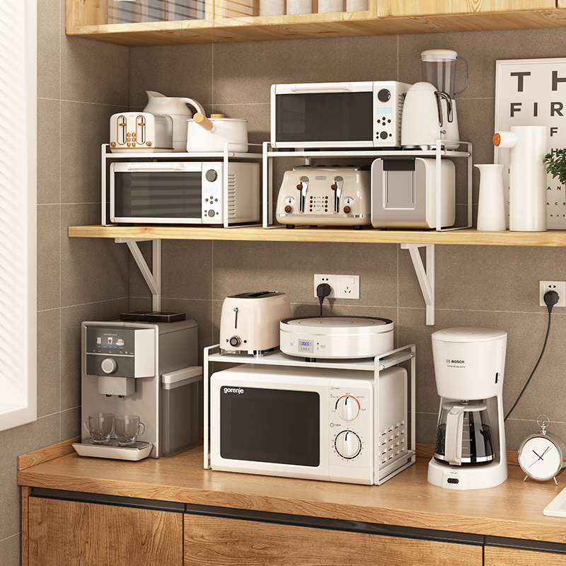 置物架烤箱台面新款电饭锅一体