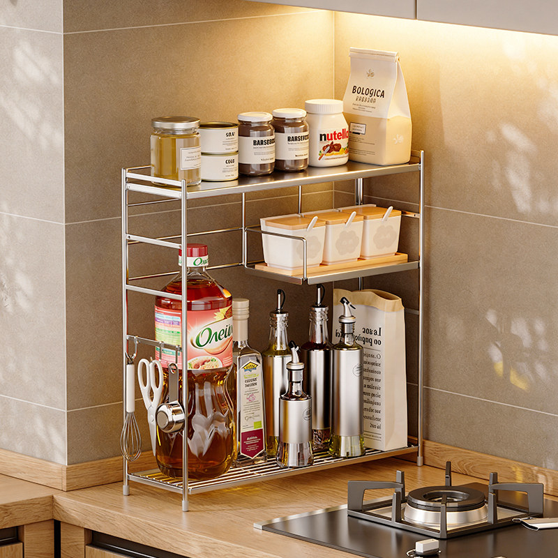 304不锈钢厨房调料品置物架极窄调味调料架子油盐酱醋收纳台面款,厨房/烹饪用具,厨房置物架/置物柜/角架,淘宝优惠券,粉丝福利购,淘宝优惠卷