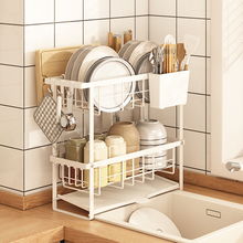 沥水碗盘架窄厨房窗台小碗筷沥水架洗碗槽水池置物架放水槽晾碗架