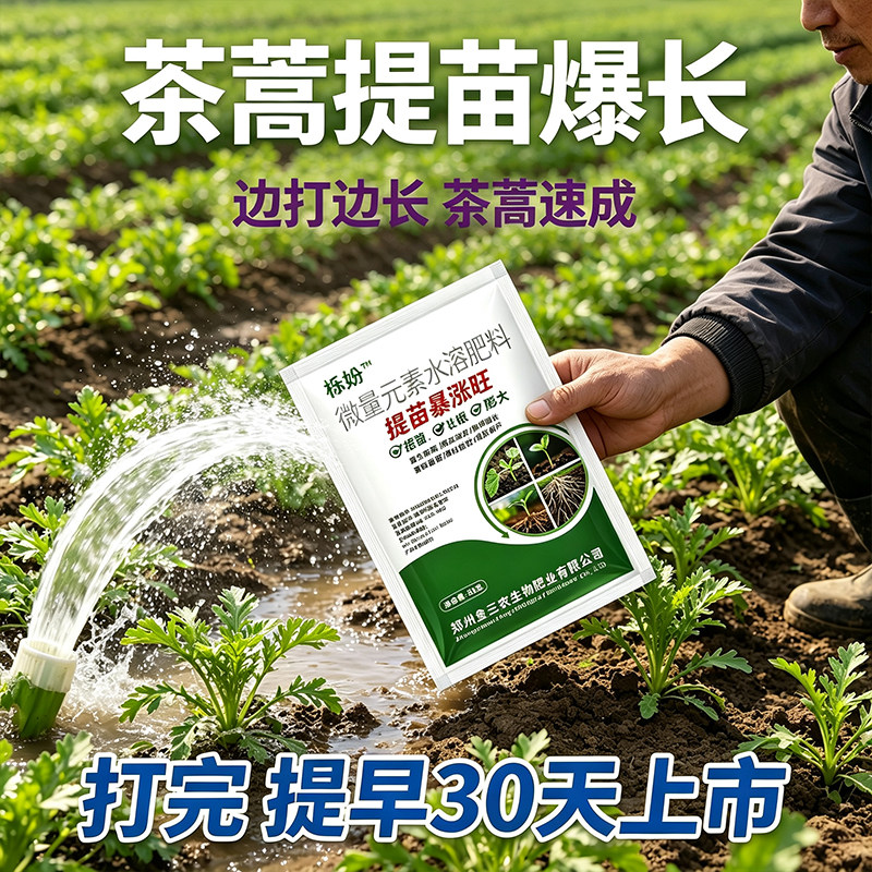 茶蒿提苗爆长剂花菜根粗苗壮长破天叶面肥花菜根粗壮快速生长肥