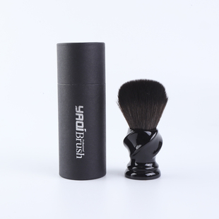 YAQI TWIST 24MM男剃须专用纤维打泡刷 人造丝打泡刷胡须刷剃须刷