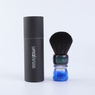 YAQI OCEAN 人造丝剃须刷 纤维剃须刷 打泡刷 胡须刷 美妆理发刷