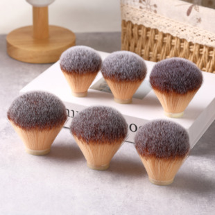 YAQI 黄色毛头人造丝剃须刷头胡刷头刷结高回弹柔软合成丝