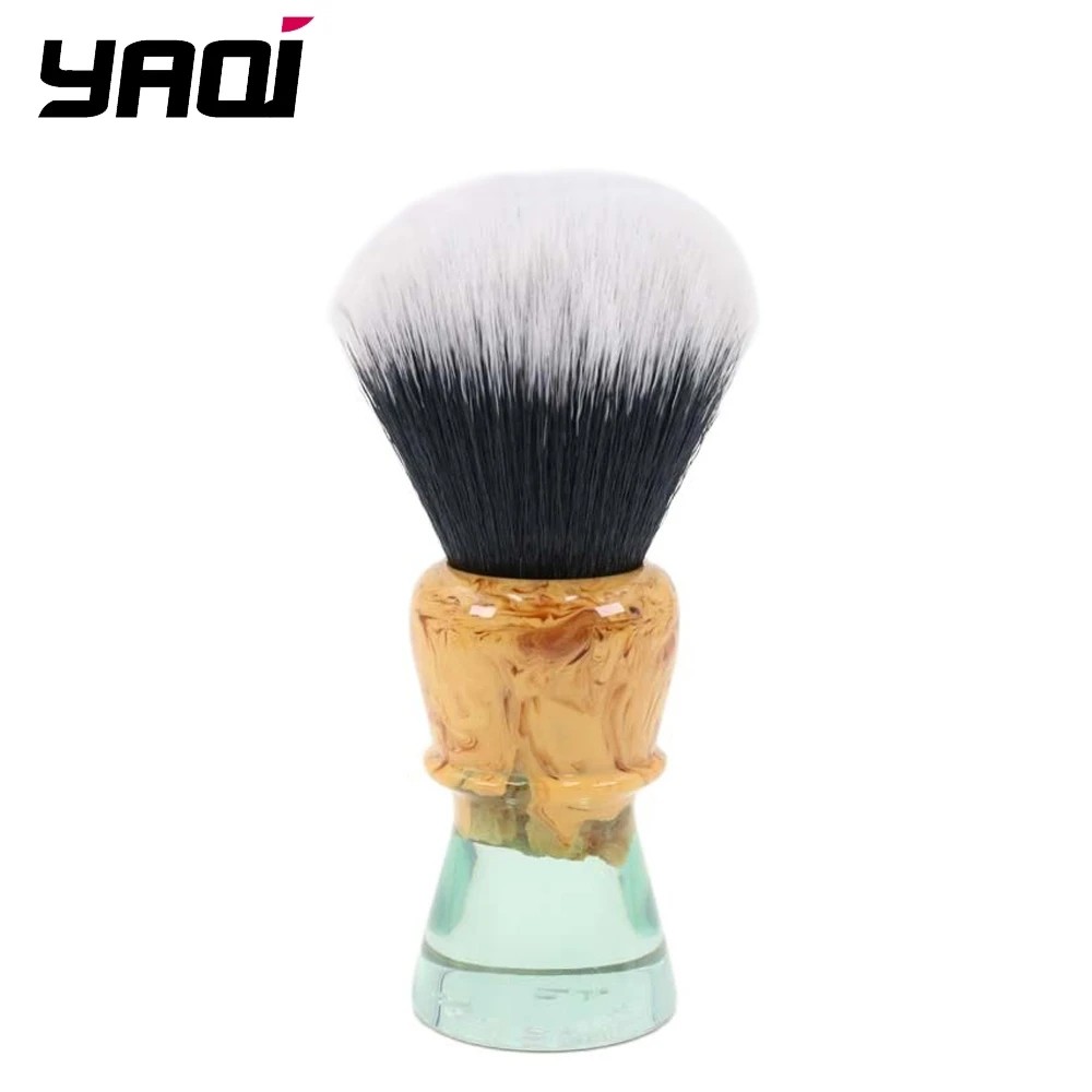 yaqi24mm男士剃须刷手动老式刮胡刷起泡刷尼龙毛人造纤维泡沫刷