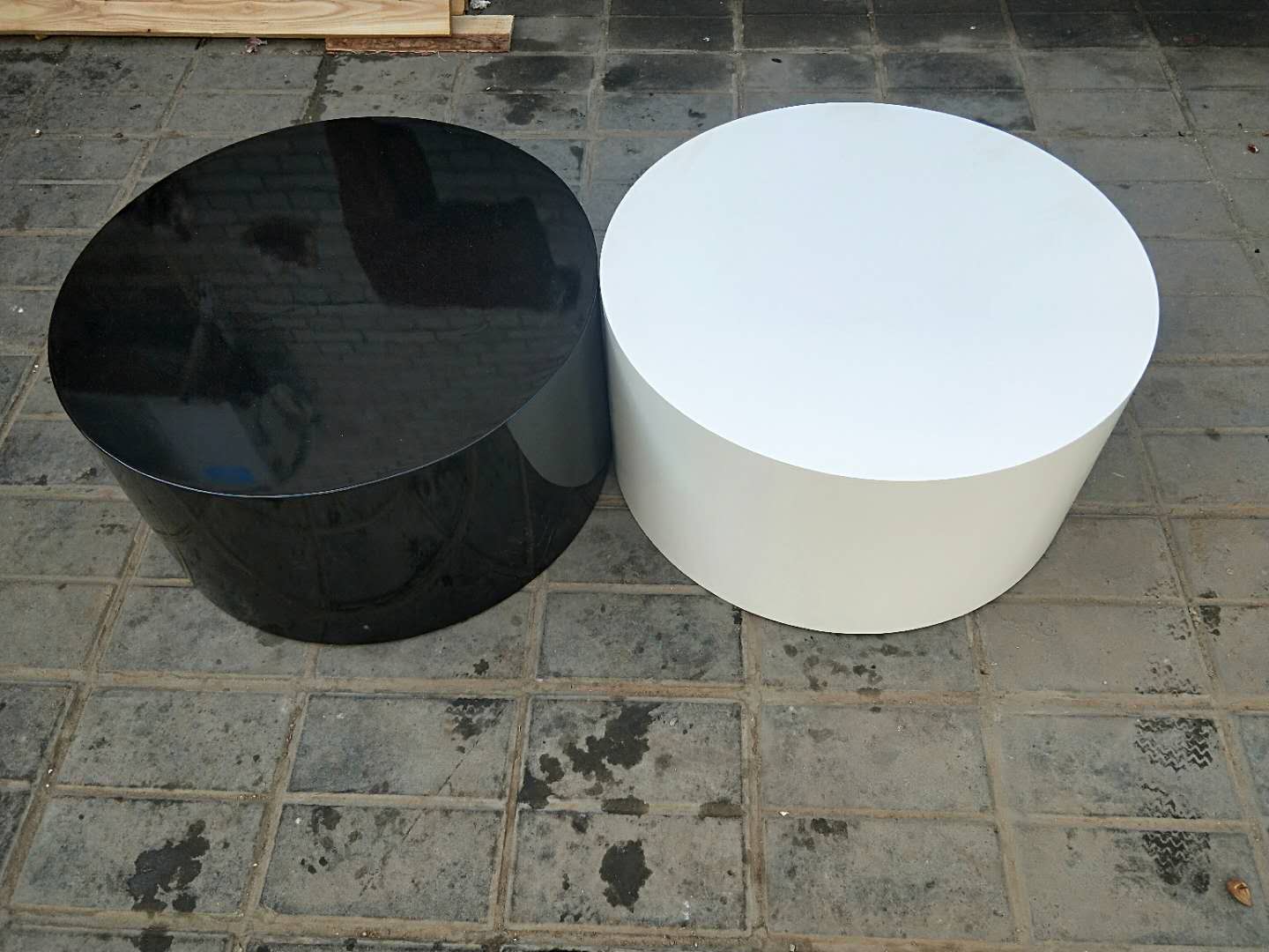 圆形烤漆婚纱模特底座展示台