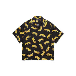 WACKO MARIA 25SS HAWAIIAN SHIRT S/S老虎夏威夷宽松短袖衬衫
