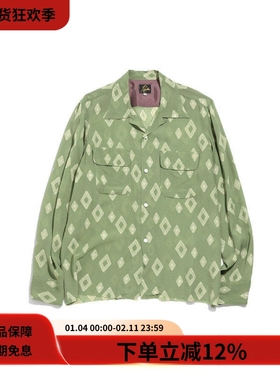 #HPT#NEEDLES 22SS C.O.B. Classic Shirt复古提花开领长袖衬衫