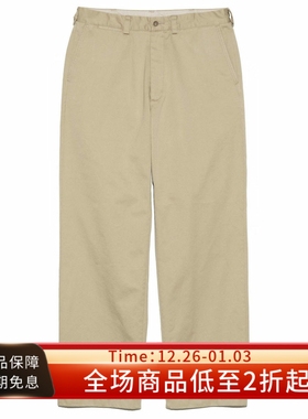 nanamica 25FW Wide Straight Chino Pants宽松直筒斜纹布休闲裤