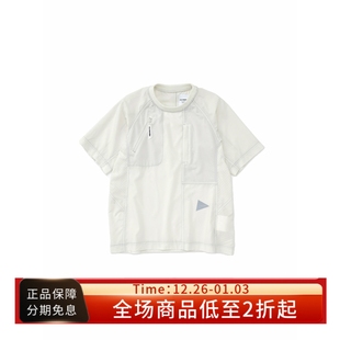 wander pullover户外防晒速干宽松短袖 24SS rip T恤 stretch and