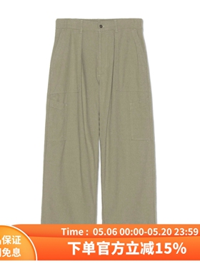 nanamica 26SS Silk Cotton Deck Pants丝绵混纺斜纹宽松休闲长裤