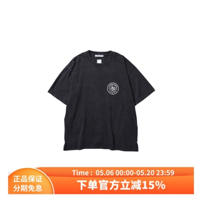 Liberaiders做旧纯棉宽松短袖T恤