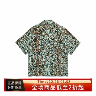 HAWAIIAN SHIRT WACKO 衬衫 25SS S豹纹夏威夷宽松短袖 MARIA