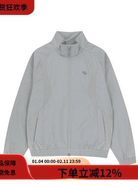 SAN SAN GEAR 25SS TRACK JACKET灰色机能潮流透气立领运动夹克
