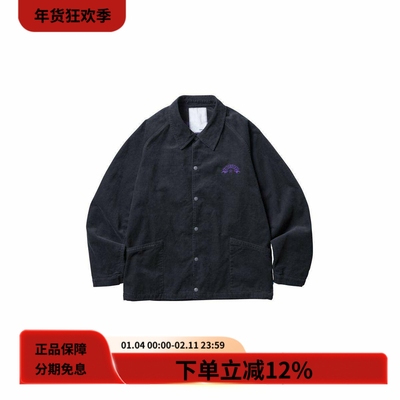 Liberaiders灯芯绒宽松撞色夹克