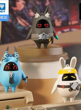 正版奥迪双钻Bangboo Standee系列 酷酷邦布玩具吊卡挂件钥匙扣