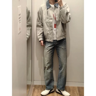 2025秋季MXMob 工装飞行员夹克男士新款潮牌宽松休闲拼色翻领外套