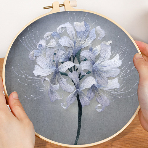 苏绣diy套件彼岸花材料