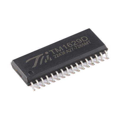 TM1629D(TA1319) SOP-32 带键盘扫描接口的LED驱动控制IC