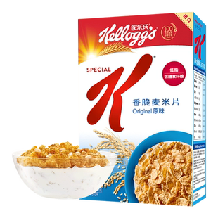 家乐氏进口谷物麦片Special K香脆麦米片370g即食代餐健身泡酸奶