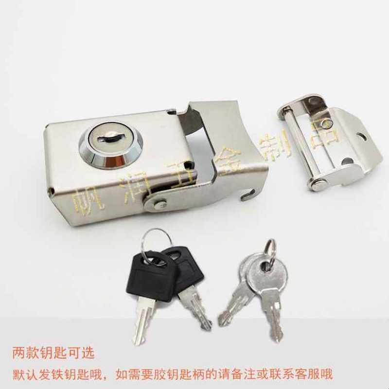 摩托车尾箱锁不锈钢防盗网红煤气罐电动车尾箱锁通用通用型锁配件