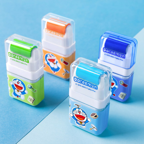 橡皮擦正版哆啦A梦创意滚轮