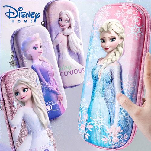 冰雪奇缘笔袋女生女童爱莎公主