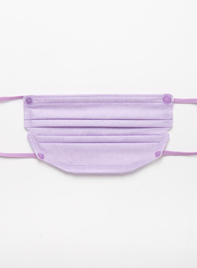 一次性扇形口罩小脸款彩色女神dc三层宽耳带不勒耳彩色