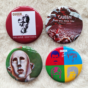 波西米亚狂想曲皇后乐队Queen佛莱迪·摩克瑞 亚当·兰伯特徽章