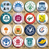 广东省65所大学校徽徽章胸针激励初高中学生考取理想大学努力学习