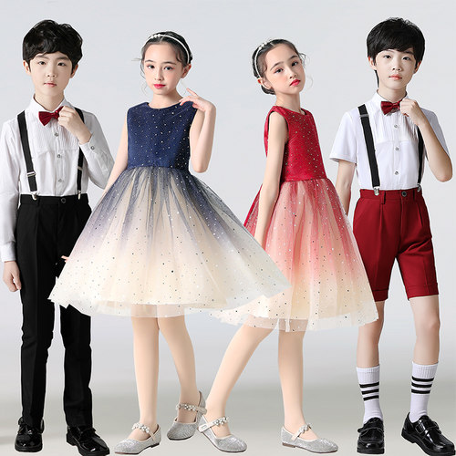 男女童诗歌朗诵新款六一儿童合唱