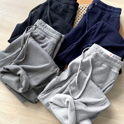 Хлопковые цветные универсальные штаны, свободный прямой крой