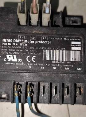 议价KRIWAN INT69 DMY电机保护器，型号22A4适用