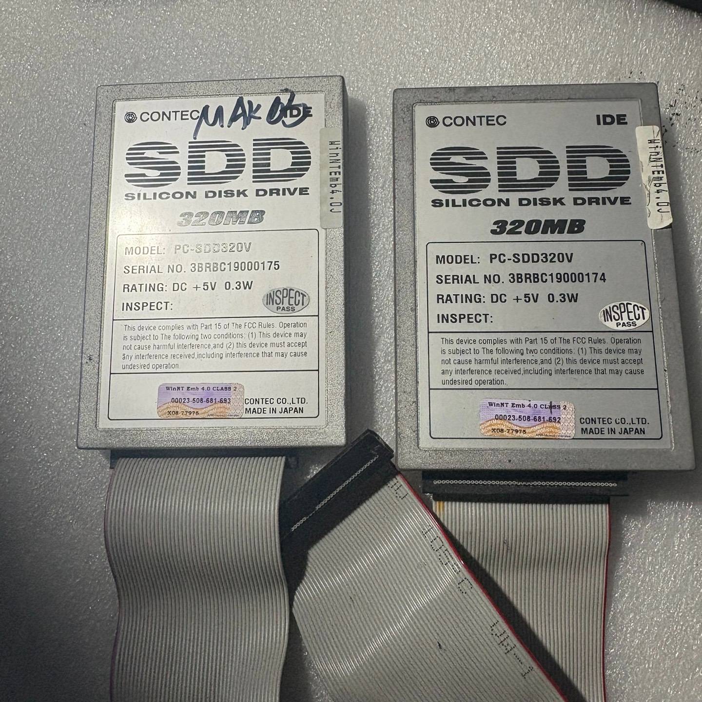 议价SDD固态硬盘，320MB容量，IDE接口适用