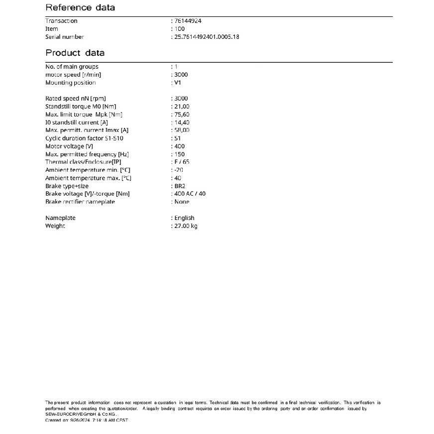 议价sew伺服电机CFM90L/BR/HR/TF/AK1H/SB适用