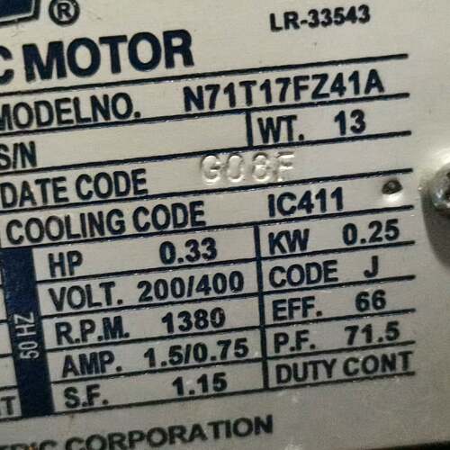 议价LEESON电机，IEC METRIC N71T17适用