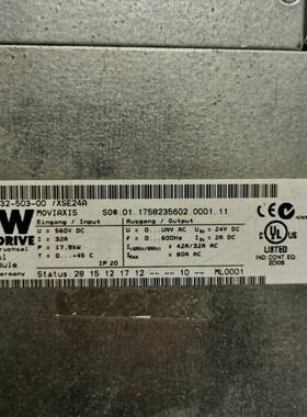 议价Sew驱动器MXA80A-032-503-00/XSE24A适用