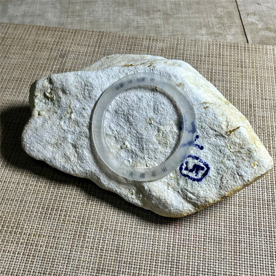 天然老坑翡翠玉石木那化开有雾层