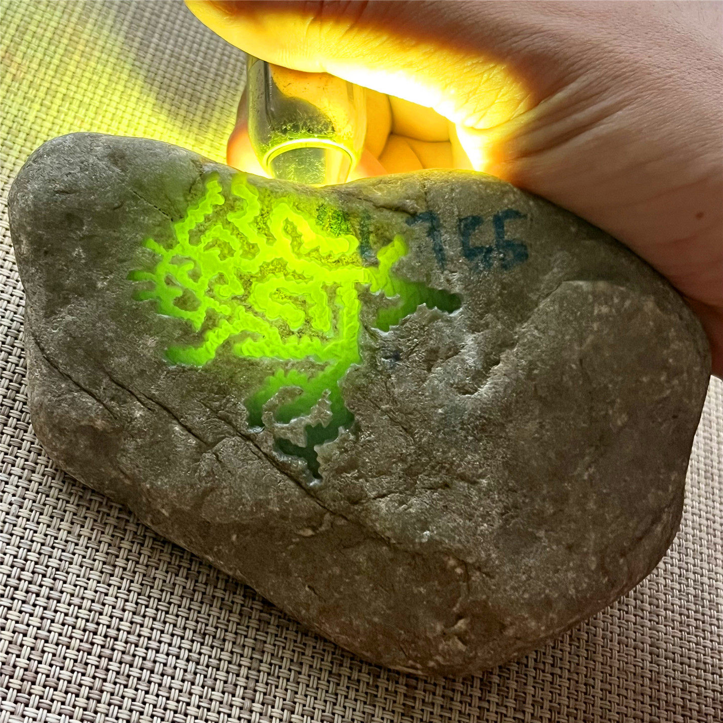 天然老坑翡翠玉石后江冰种晴底色
