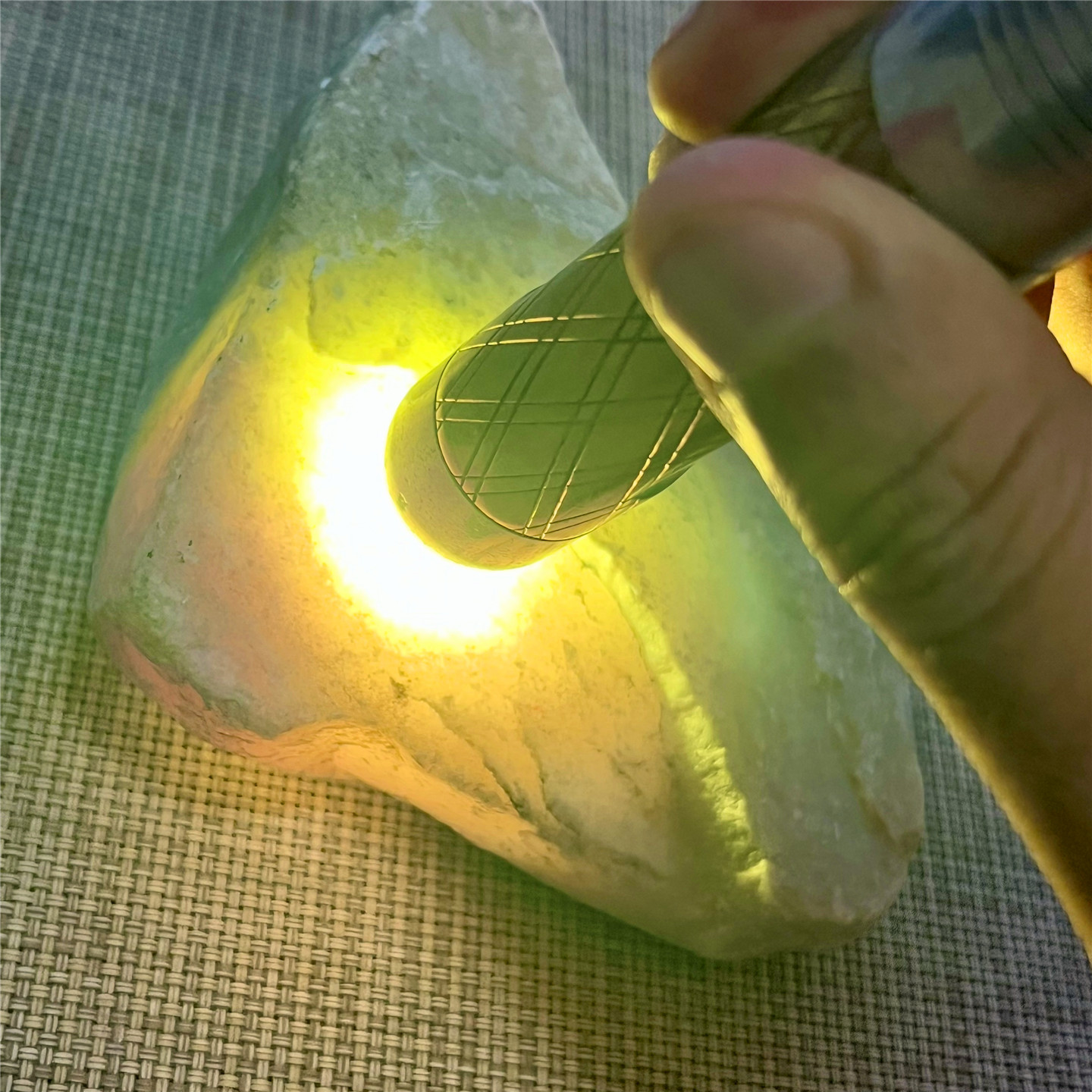 天然老坑翡翠玉石木那化冰有春底