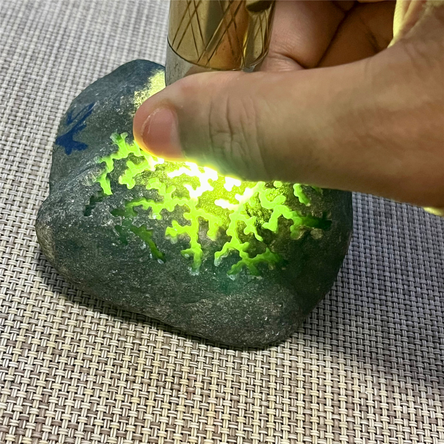 天然老坑翡翠玉石莫西沙冰晴起罡