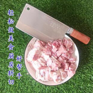 平南菜刀恒青传统手工锻打水磨抛光锋利切菜斩骨家用厨房斩切两用