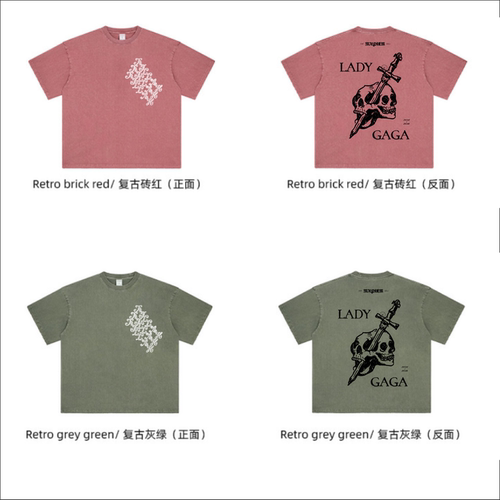 ladygaga周边独特小众t恤