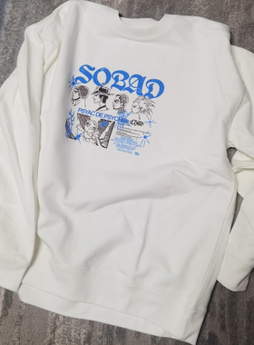 King Gnu IS DEAD SWEAT新款26巡演周边重磅印花圆领卫衣