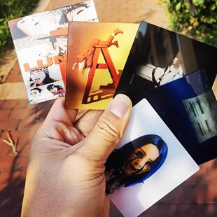 【ABCMJ】自制碧梨Billie Elish专辑封面随身卡加厚可定制透卡