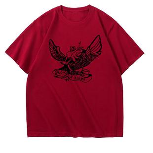 ABCMJ 同款 自制Beyonce碧昂斯新款 RIDER 重磅宽松短袖 SHOTGUN