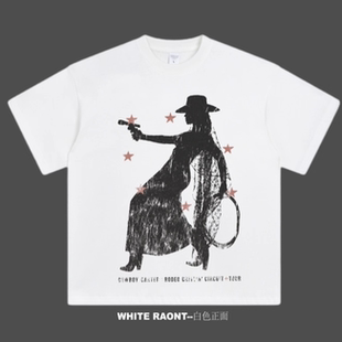 ABCMJ 碧昂斯周边美式 MOST BEYONCE 宽松重磅纯棉短袖 WANTED