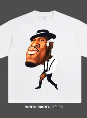 原创高品质NE-YO尼欧新加坡巡回演唱会应援周边重磅纯棉印花T恤