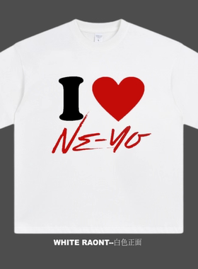 原创高品质NE-YO尼欧新加坡巡回演唱会应援周边重磅纯棉印花T恤