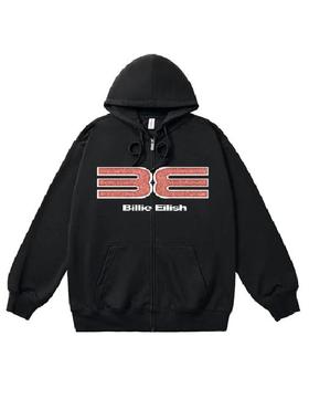 【ABCMJ】自制碧梨billieelish 连帽开衫超重磅卫衣